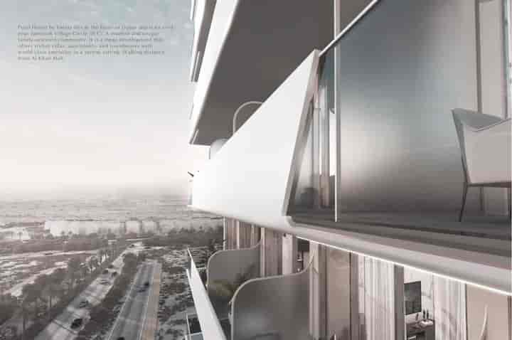 Stilvoll eingerichtetes Studio in Dubais Jumeirah Dorfkreis