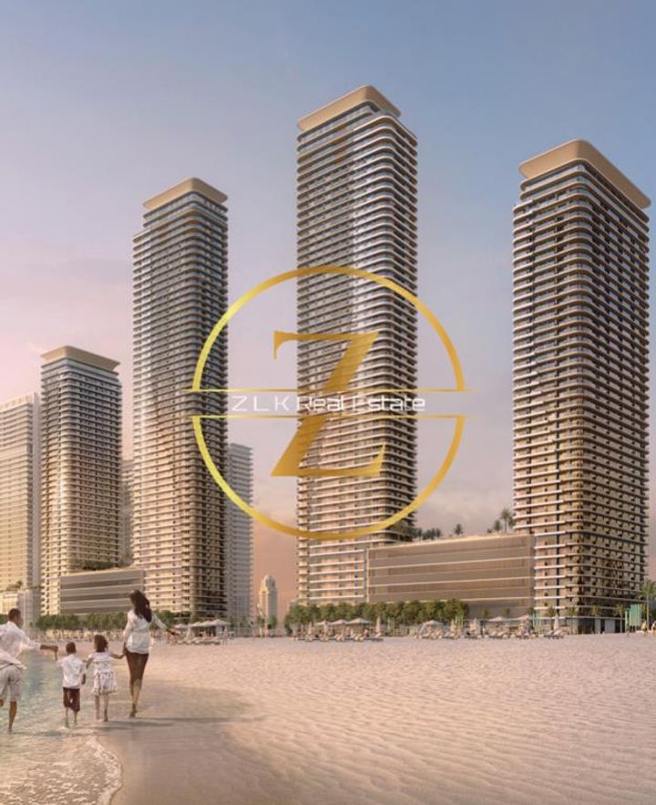 Ошеломляющее море Виды: Bay View Mid-Floor Apartment в Emaar Beachfront